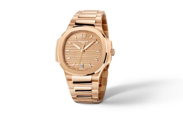 Patek Philippe Nautilus 7118/1R-010 Ladies Automatic Rose Gold Golden Brown Opaline Dial - Image 3