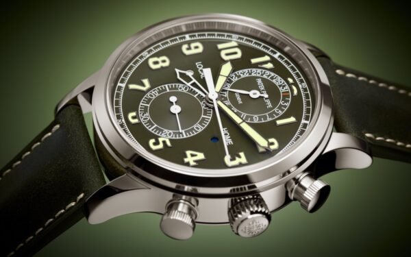 Patek Philippe Complications Calatrava Pilot Travel Time Chronograph 42mm 5924G-010 - Image 7