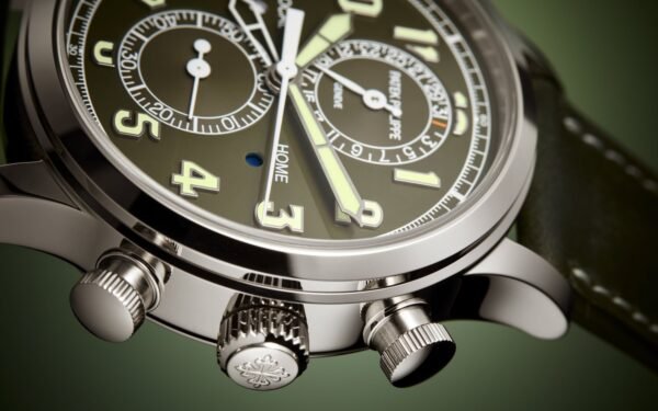 Patek Philippe Complications Calatrava Pilot Travel Time Chronograph 42mm 5924G-010 - Image 9