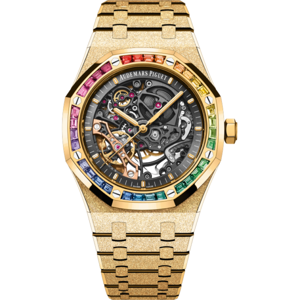 Audemars Piguet Royal Oak Frosted Gold Double Balance Wheel Openworked 15412BA.YG.1224BA.01-B