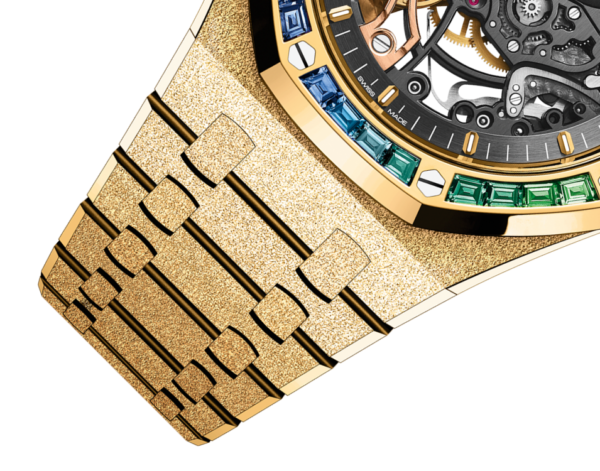 Audemars Piguet Royal Oak Frosted Gold Double Balance Wheel Openworked 15412BA.YG.1224BA.01-B - Image 4